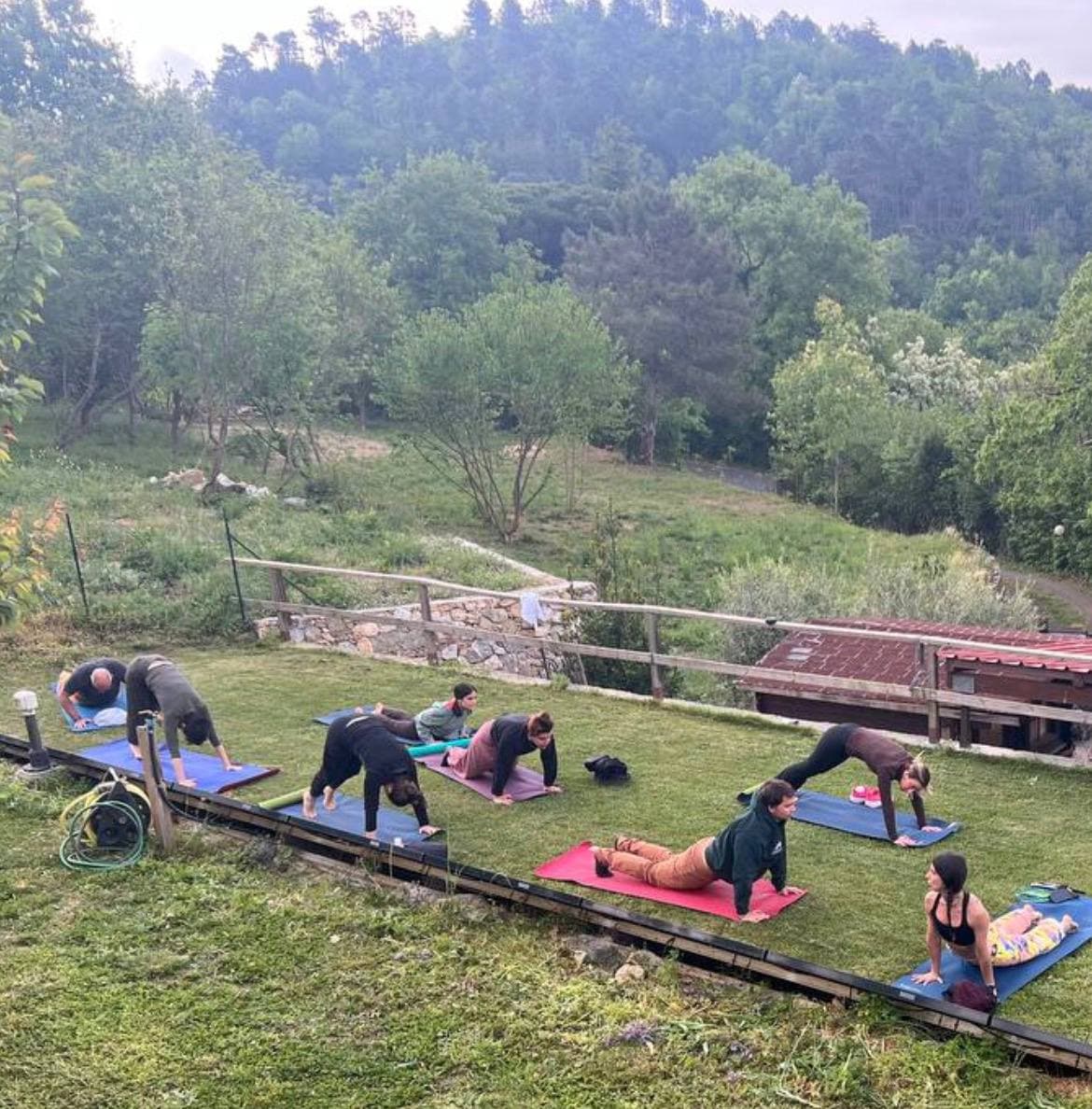 Momento di pratica in natura